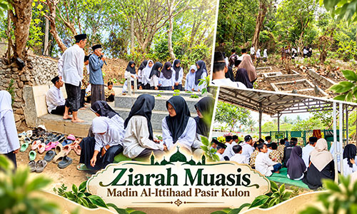 Ziarah Muasis Warnai Peringatan Harlah Ke-61 Madin Al-Ittihaad Pasir Kulon